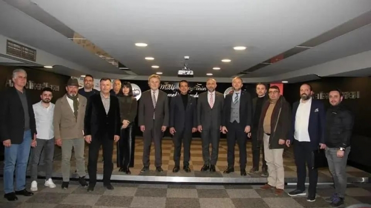 Çaycuma TSO Yönetim Kurulu Başkanı Zekai Kamitoğlu ve Başkan Yardımcısı Fatih Özkütük Sera Organize Sanayi Bölgesi ..